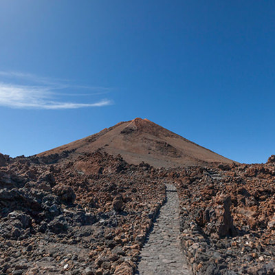Tenerife road to mountain