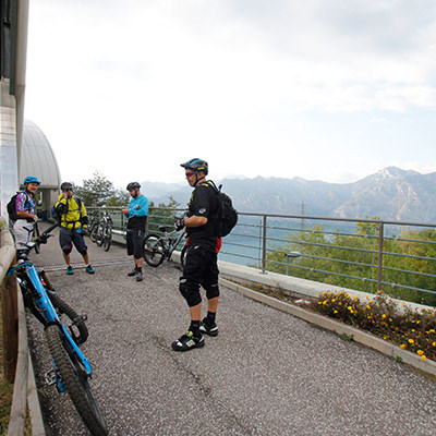 group of cyclists