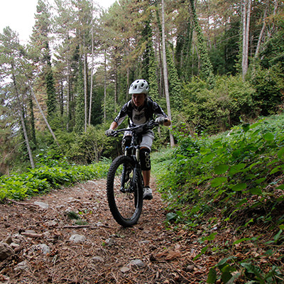 Mountain biking in italy
