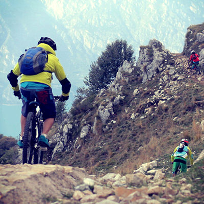 mountain biking at lake garda