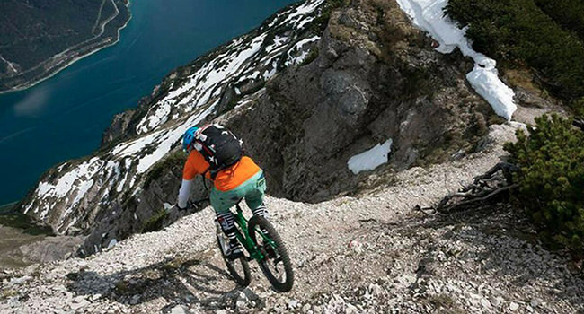 Downhill mountain biking italy lake garda